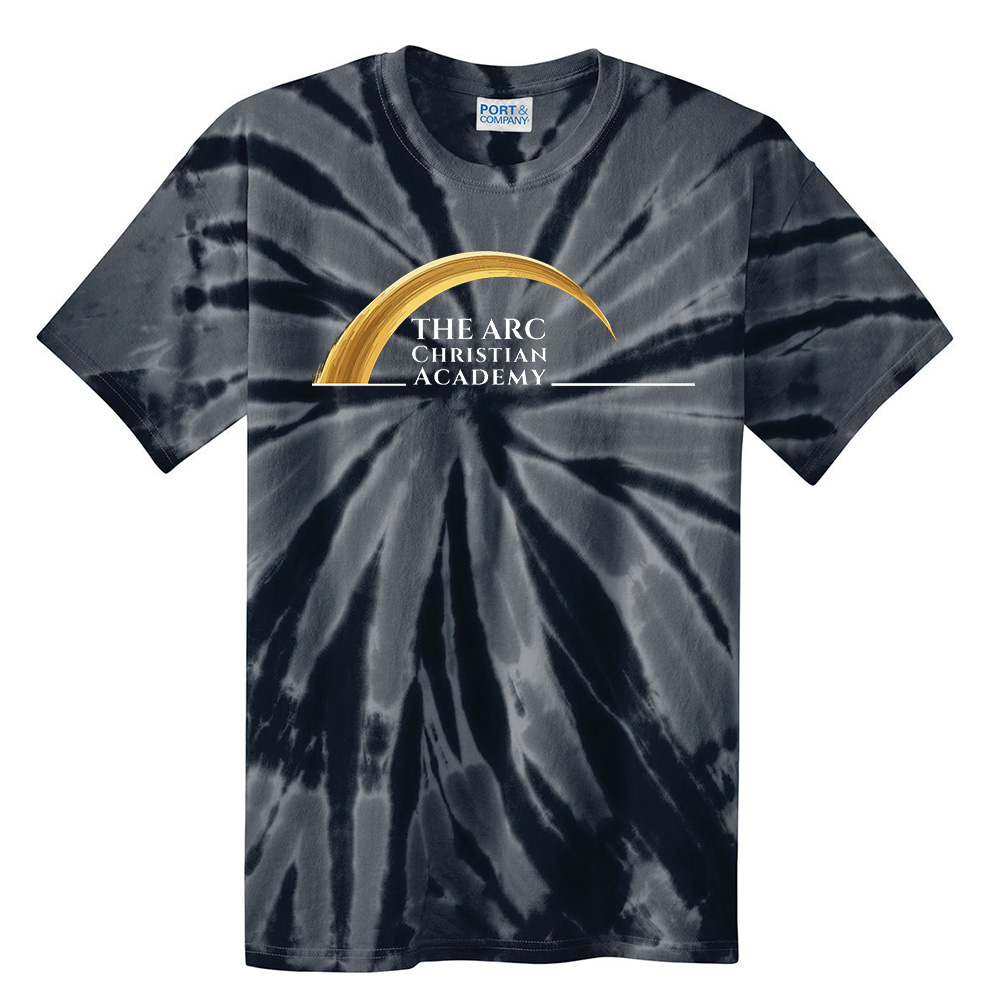 The ARC Unisex Tie Dye Tee-Black