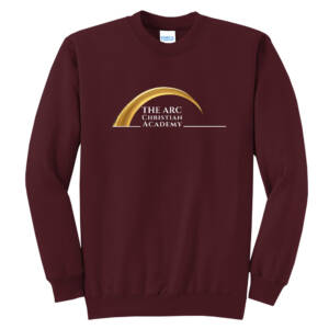 The ARC Unisex Fleece Crewneck Sweatshirt-Maroon