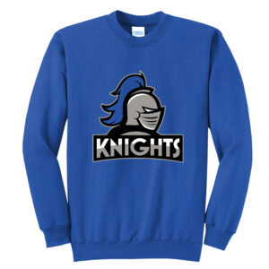 Knights Unisex Fleece Crewenck Sweatshirt-Royal