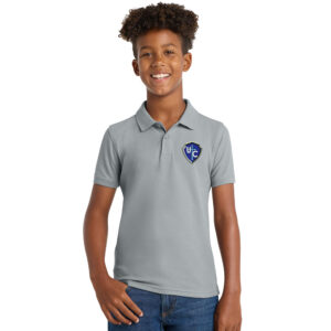 Knights Port Authority Youth Core Classic Pique Polo-Gusty Grey