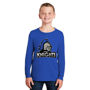 Knights Youth Cotton Long Sleeve Tee-Royal
