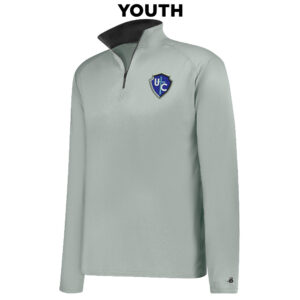 Knights B-Core 1/4 Zip YOUTH-Silver
