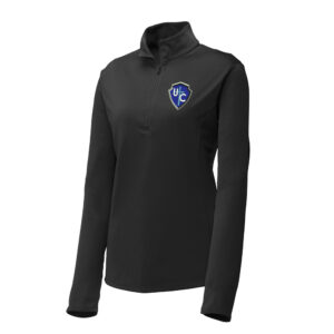 Knights Sport-Tek Ladies PosiCharge Competitor 1/4 Zip Pullover-Black