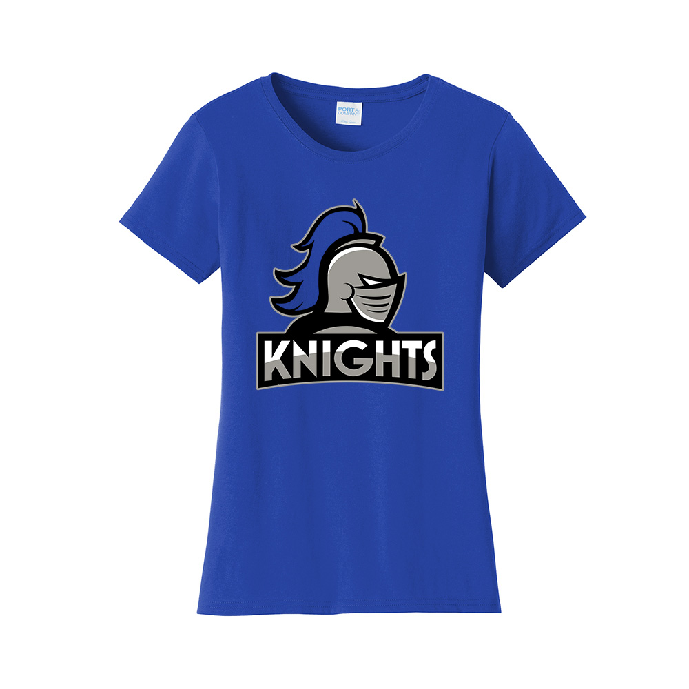 Knights Women Fan Favorite Cotton Short Sleeve Tee-Royal