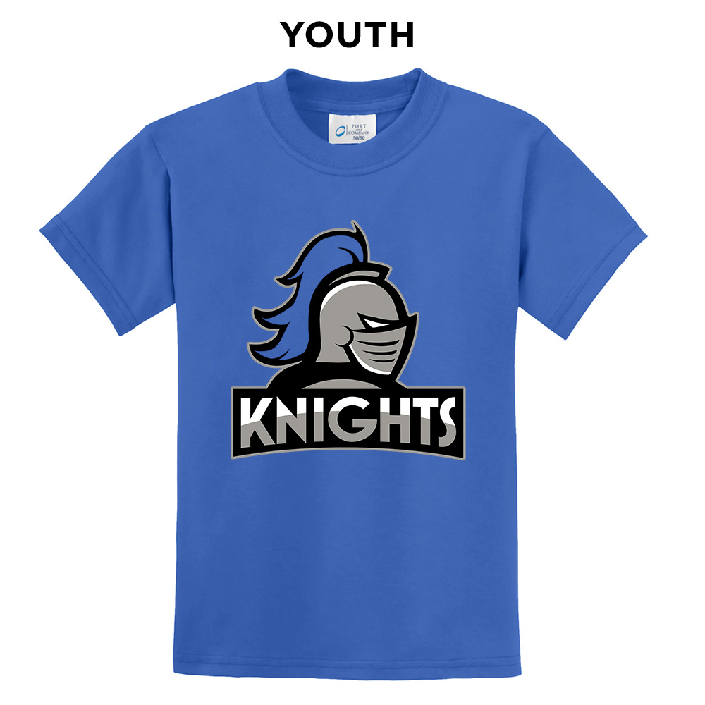 Knights Youth Short Sleeve Tee-Royal