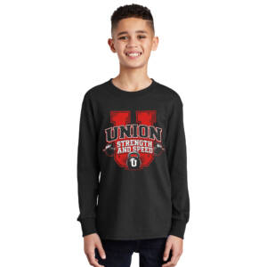 Union Strength Youth Cotton Long Sleeve T Shirt – JetBlack