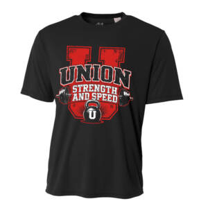 Union Strength Adult Cooling Performance Tshirt – Black