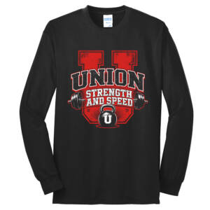Union Strength Unisex Long Sleeve Core Blend T Shirt – JetBlack