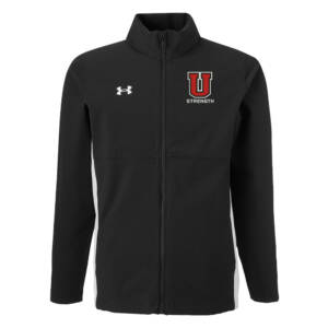 Union Strength Under Armour UA Rival Stretch Woven Men’s Full Zip – Black