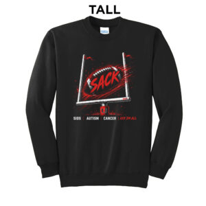 Union SACK  TALL Ultimate Crewneck Sweatshirts – Black
