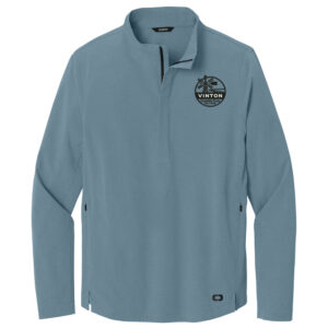 Vinton Country Club OGIO Men Aspect 1/2-Zip Pullover-Blue Mist