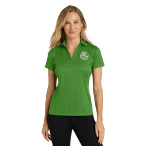 Vinton Country Club Port Authority Ladies Performance Fine Jacquard Polo-Vine Green