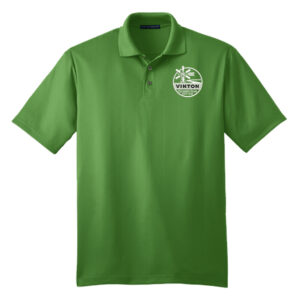 Vinton Country Club Port Authority Performance Fine Jacquard Polo Men-Vine Green