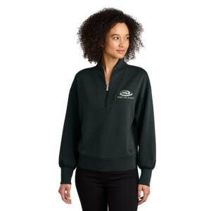Virdi OGIO Women’s Transcend 1/4 Zip – Blacktop