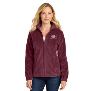 Virdi Port Authority Women’s Plush Fleece Full Zip Jacket – ClubBurgandy