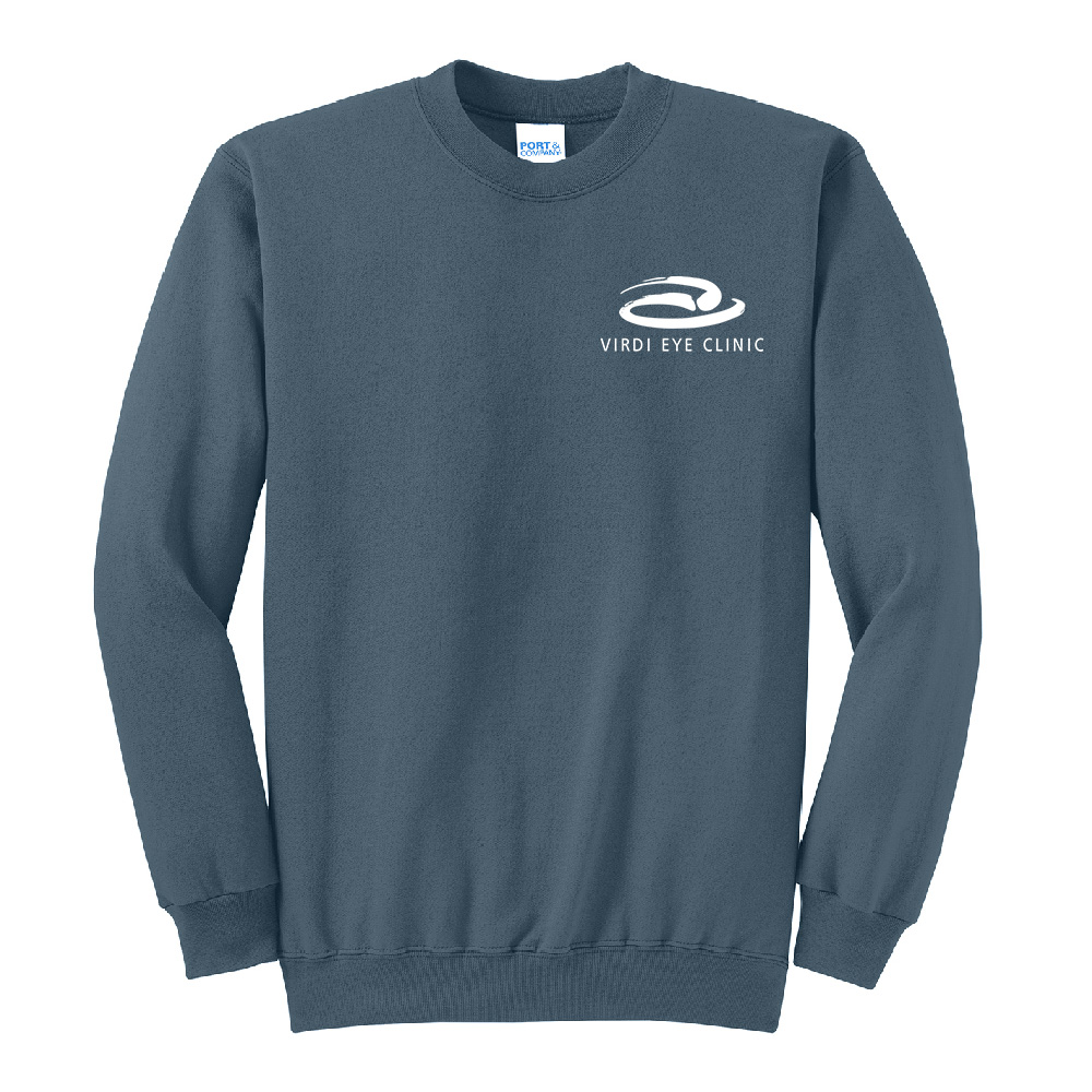Virdi Unisex Core Fleece Crewneck Sweatshirt - SteelBlue