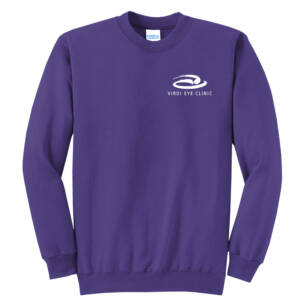 Virdi Unisex Core Fleece Crewneck Sweatshirt – Purple