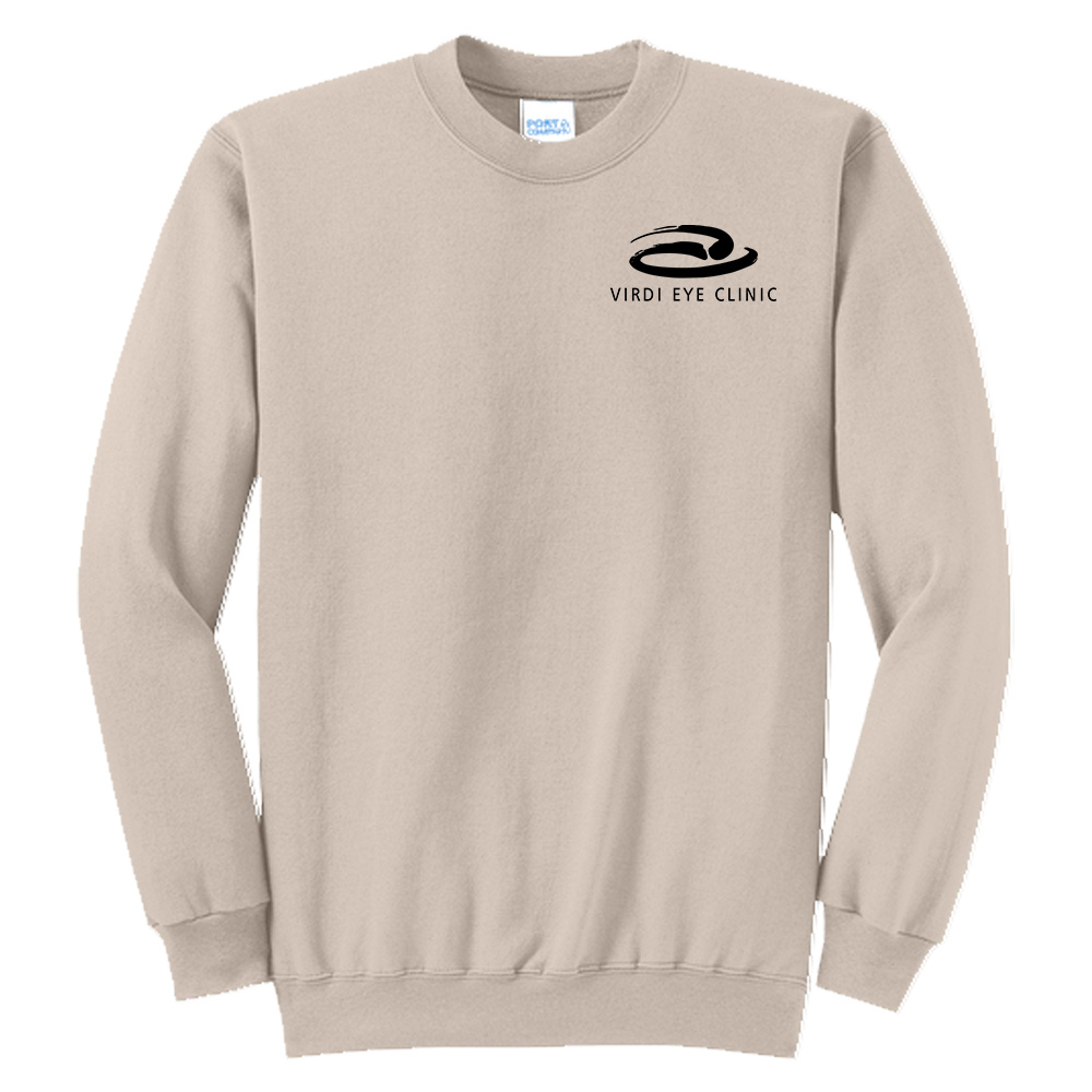 Virdi Unisex Core Fleece Crewneck Sweatshirt - LightSand
