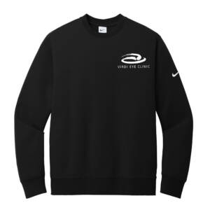 Virdi Nike Club Fleece Sleeve Swoosh Crew – Black