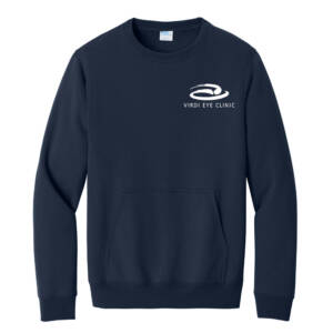 Virdi Unisex Core Fleece Crewneck Pocket Sweatshirt – TrueNavy