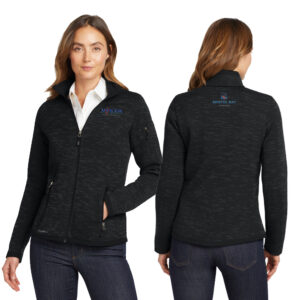 VIS  Eddie Bauer Ladies Sweater Fleece Full Zip-Black