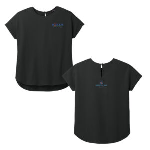 VIS Mercer and Mettle Women’s Stretch Crepe Crew-Black