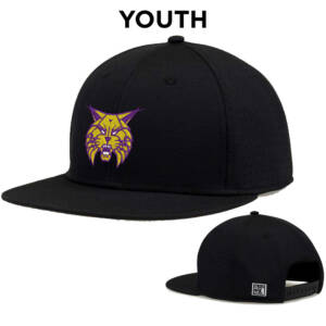 Webster City Lynx The Game YOUTH  Perforated GameChanger Snapback Cap-Black