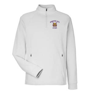 Webster City Lynx North End Men’s Rhythm Waffle Quarter-Zip Pullover-Platinum