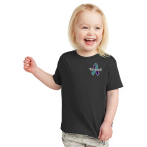 Wings for Tristan Rabbit Skins Toddler Fine Jersey Tee-Black