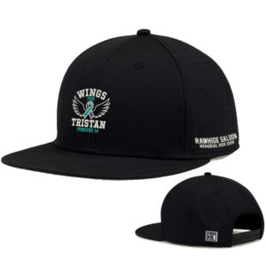 Wings for Tristan The Game Perforated GameChanger Snapback Cap-Black