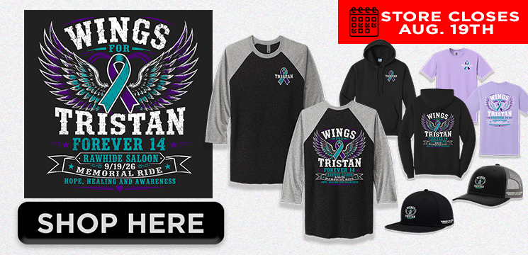 Read more about the article WINGS FOR TRISTAN MEMORIAL RIDE FALL 2026