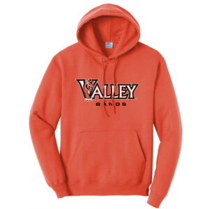 WDM Valley Bands Unisex Fleece Hooded Sweatshirt-Orange