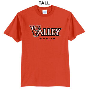 WDM Valley Bands  Tall Core Blend short Sleeve T Shirts – Orange