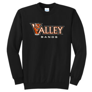 WDM Valley Bands Unisex Fleece Crewneck Sweatshirt-Black