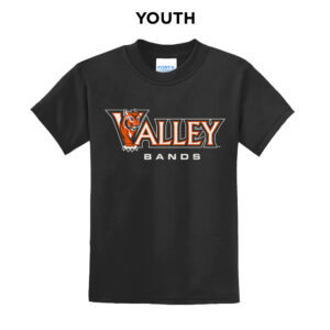WDM Valley Bands Youth Short Sleeve Tee-Black
