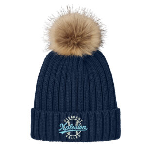 PV Xplosion Port Authority Faux Fur Pom Beanie – RiverBlueNavy