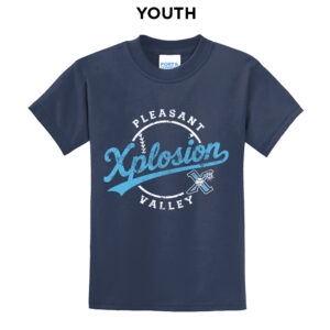 PV Xplosion Youth Short Sleeve T Shirt – Navy