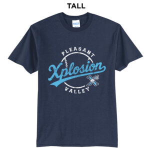 PV Xplosion  Tall Core Blend short Sleeve T Shirts – Navy