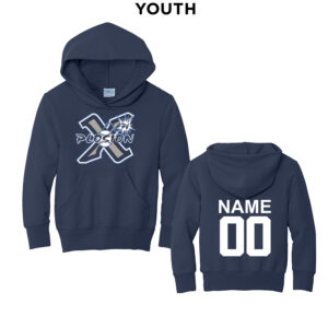 PV Xplosion  Youth Hooded Sweatshirt – Navy