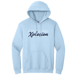 PV Xplosion Unisex Hooded Sweatshirt – Light Blue