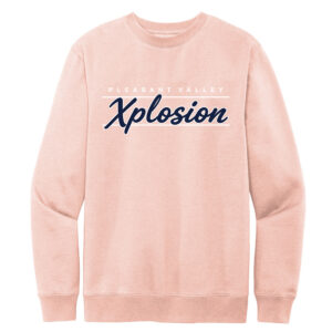 PV Xplosion Rah Rah District VIT Unisex Fleece Crew – RosewaterPink