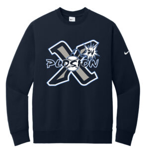 PV Xplosion Nike Unisex Club Fleece Sleeve Swoosh Crew – MidnightNavy