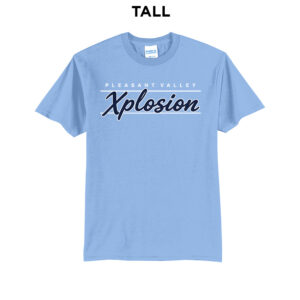 PV Xplosion  Tall Core Blend short Sleeve T Shirts – LtBlue