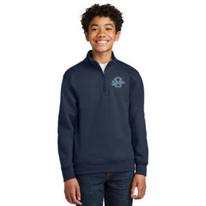 PV Xplosion Youth Core Fleece 1/4 Zip Pullover Sweatshirt – Navy