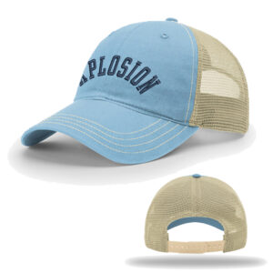 PV Xplosion Garment Washed Trucker Split-Columbia Blue/Khaki