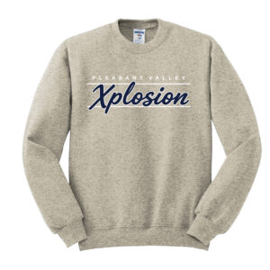 PV Xplosion Unisex Fleece Crewneck Sweatshirt-Oatmeal Heather