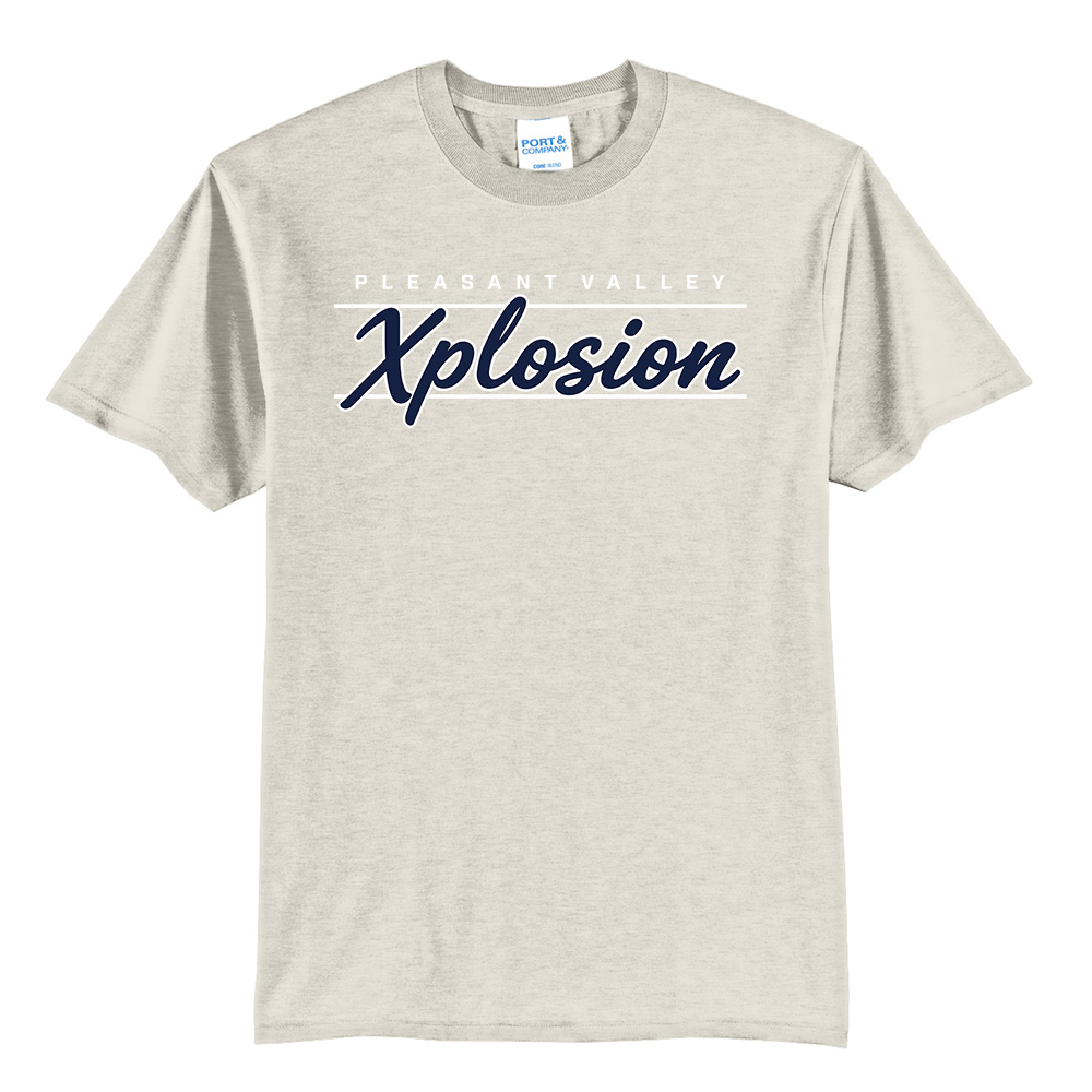 PV Xplosion Unisex Short Sleeve Tee-Oatmeal Heather