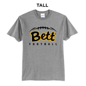 Bettendorf HS Football TALL Short Sleeve Tee-Athletic Heather
