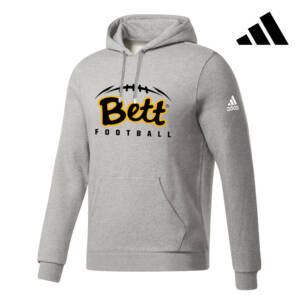 Bettendorf HS Football adidas Fleece Hoodie-Grey