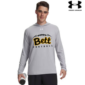 Bettendorf HS Football Under Armour Team Vanish Performance Hoodie-Grey